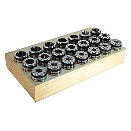 Techniks 04011-17S | 1/2" - 1/2" Capacity TG150 Steel Collet Set - 17pcs