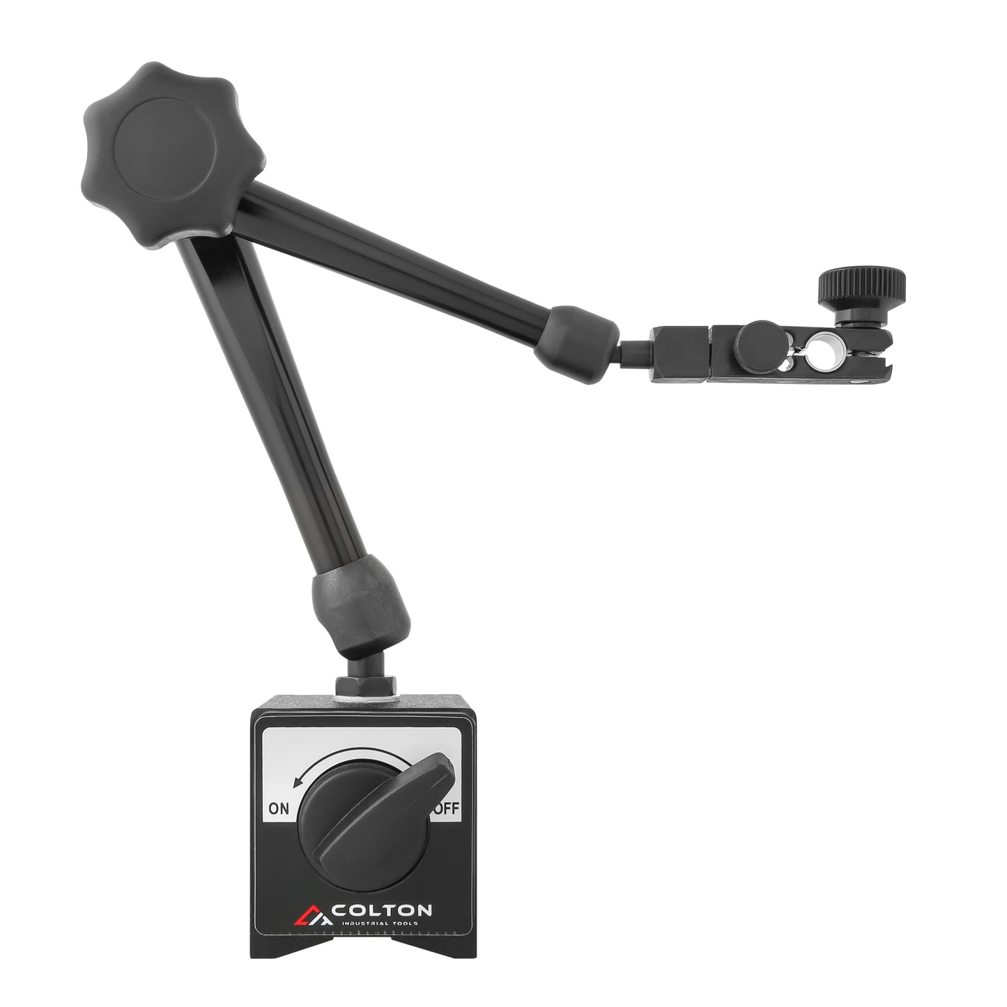 Colton Industrial Tools 40000 | Colton 3D Magnetic Base Holder 132 Lbs. for Dial & Test Indicators 12" Reach