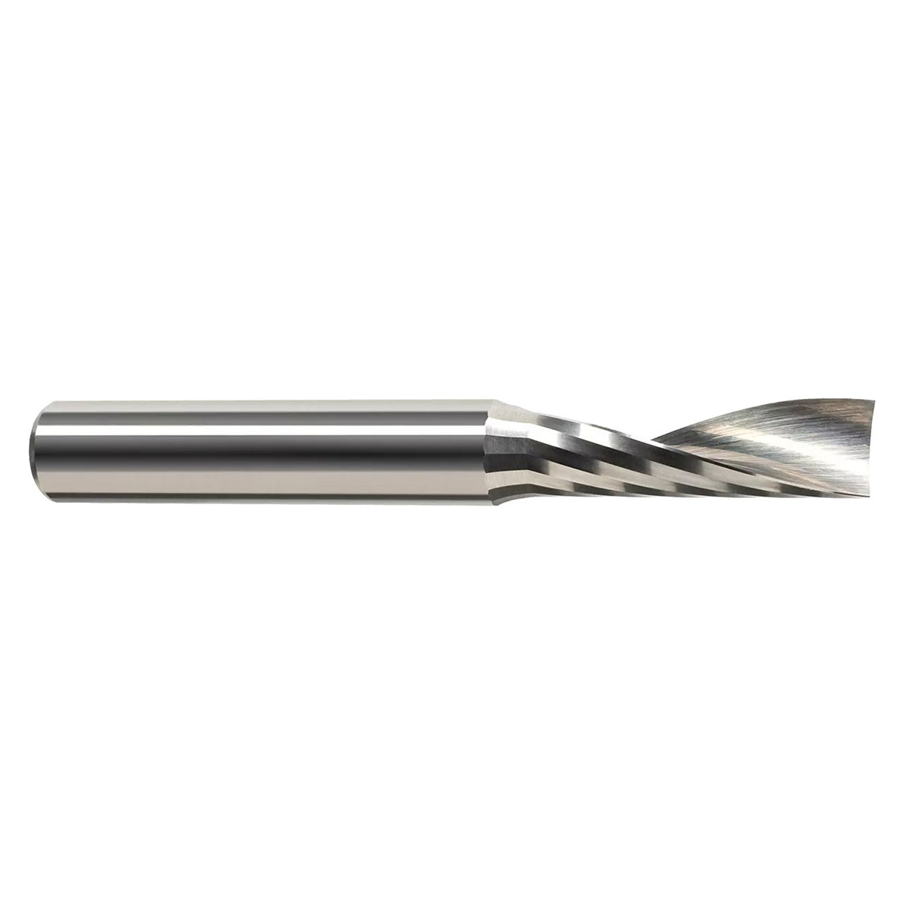 Harvey Tool 722808 | 1/8" Diameter x 1/8" Shank x 1" LOC x 2" OAL 1 Flute Uncoated Square End Mill