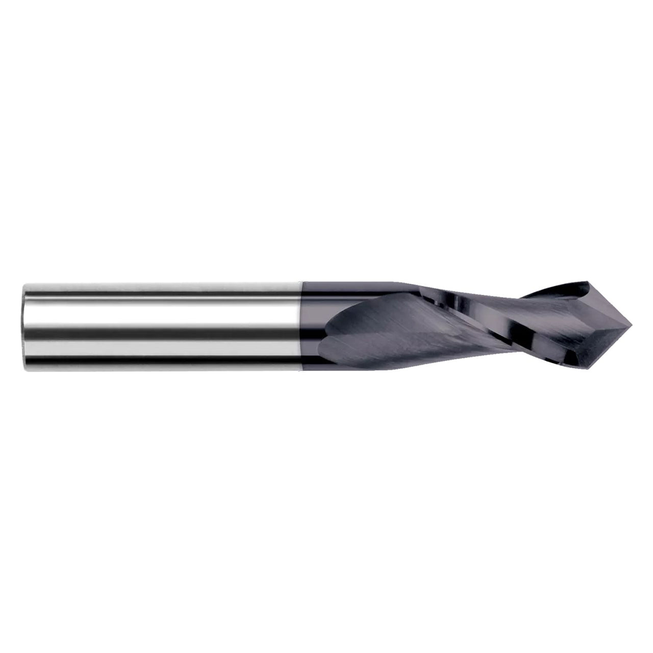 Harvey Tool 756424 | 3/8" Diameter x 3/8" Shank x 7/8" LOC x 2-1/2" OAL 2 Flute Uncoated Drill Mill