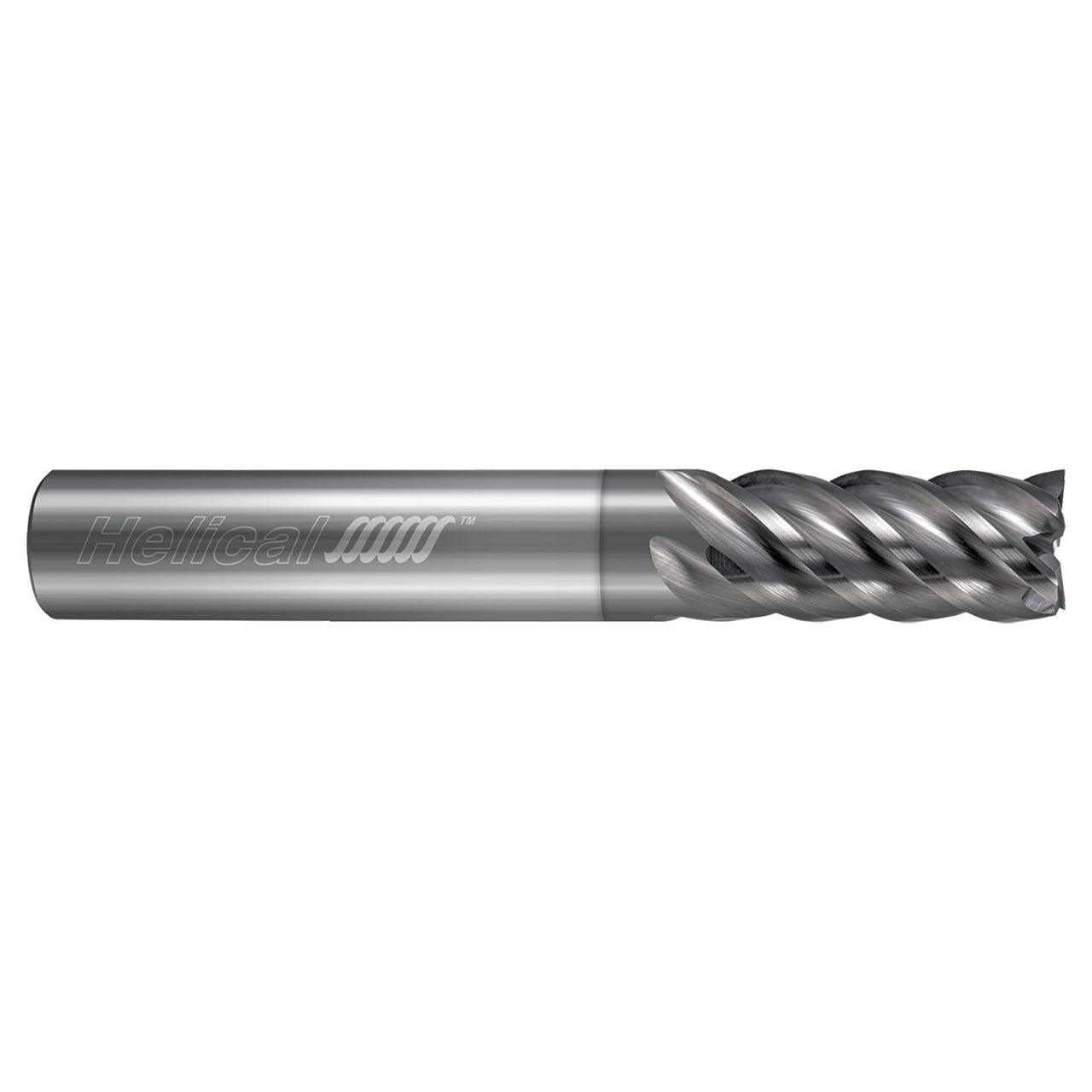 Helical Solutions 88975 | HVAL-5 0.1875" Diameter x 0.2500" Shank x 2.5000" OAL x 0.7500" LOC 5 Flute Uncoated Square End Mill