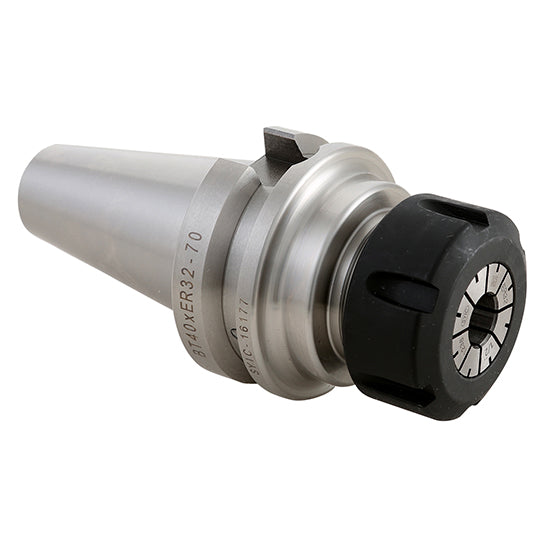 Techniks 16181F | BT40 Taper x 63.00mm Shank x 150.00mm Length x 215.40mm OAL ER32 Steel Collet Chuck