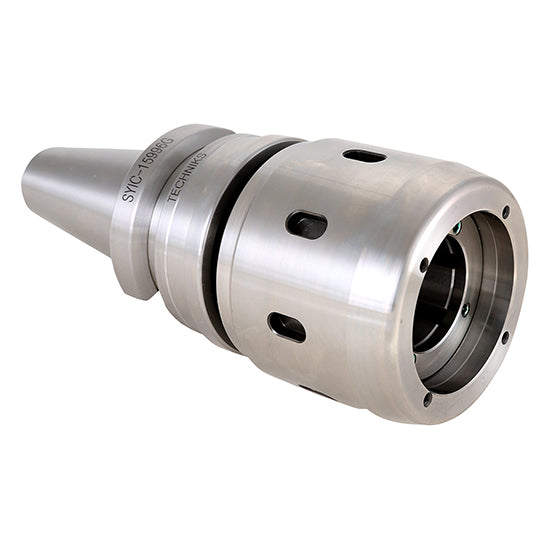 Techniks 15996G | BT40 Taper x 1.250" Size x 2.800" Diameter x 4" Projection Length Tool Steel Milling Chuck