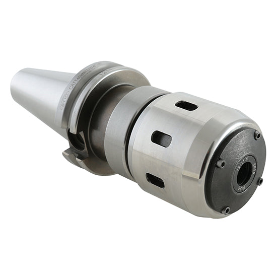 Techniks 44.463G.64.400 | CAT50 Taper x 0.750" Size x 2.240" Diameter x 4" Projection Length Tool Steel DualDRIVE Milling Chuck