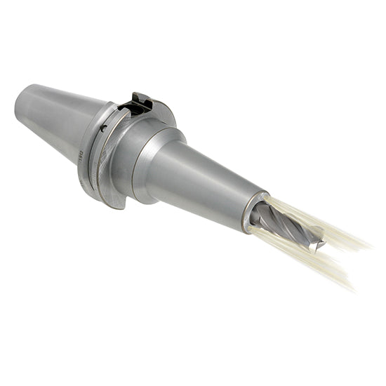 Techniks 29060-6B | CAT50 Taper x 1/2" Size x 2.750" Diameter x 6" Projection Length x 10" OAL Steel CoolBLAST ShrinkFIT Tool Holder