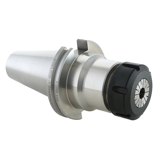 Techniks 47.122.32.600 | CAT50 Taper x 2.750" Diameter x 3.875" Shank x 6" Projection Length ER32 DualDRIVE Collet Chuck