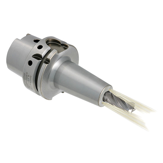 Techniks 93115B | HSK63A Taper x 1/4" Size x 2.480" Diameter x 3.150" Projection Length x 4.410" OAL Steel CoolBLAST ShrinkFIT Tool Holder