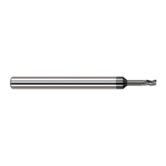 Harvey Tool 930893-C4 | 3/32" Diameter x 1/8" Shank x 9/64" LOC x 2-1/2" OAL 3FL Amorphous Diamond Coated Carbide Single End Mill