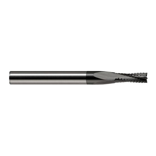 Harvey Tool 969332-C4 | 1/2" Diameter x 1/2" Shank x 1-1/2" LOC x 4" OAL 8FL Amorphous Diamond Coated End Mill for Composites