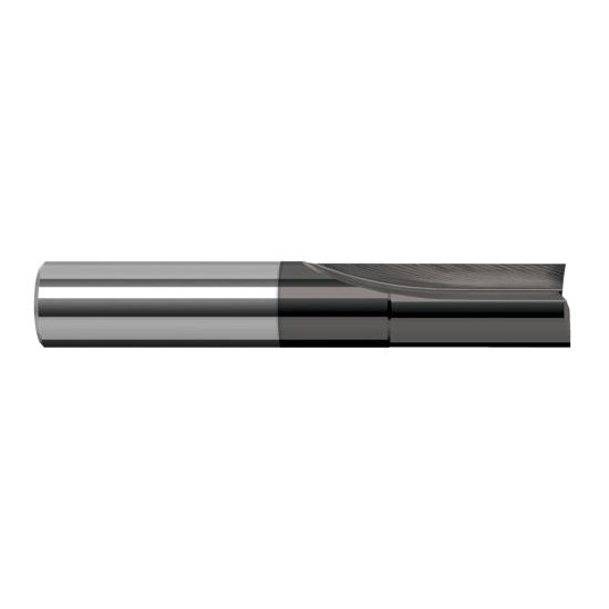 Harvey Tool 69608-C4 | 1/8" Diameter x 1/8" Shank x 3/8" LOC x 1-1/2" OAL 2FL Amorphous Diamond Coated End Mill for Composites