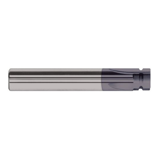 Harvey Tool 45962-C3 | 1/16" Radius 3/8" Diameter x 3/8" Shank x 0.3750" LOC AlTiN Coated Solid Carbide Concave Radius End Mill