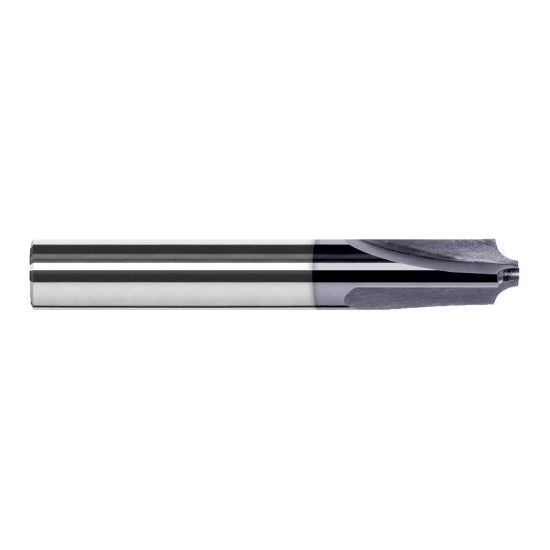 Harvey Tool 933415-C3 | 1/8" Diameter x 1/8" Shank x 1-1/2" OAL 0.0580" Tip Diameter 3FL AlTiN Coated Solid Carbide Single End Corner Rounding End Mill