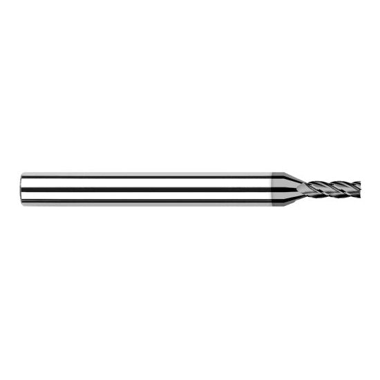 Harvey Tool 995805 | 0.1180" Diameter x 1/8" Shank x 0.3540" LOC x 1-1/2" OAL 4FL CVD Diamond Coated Carbide Single End Mill for Diamond Tooling
