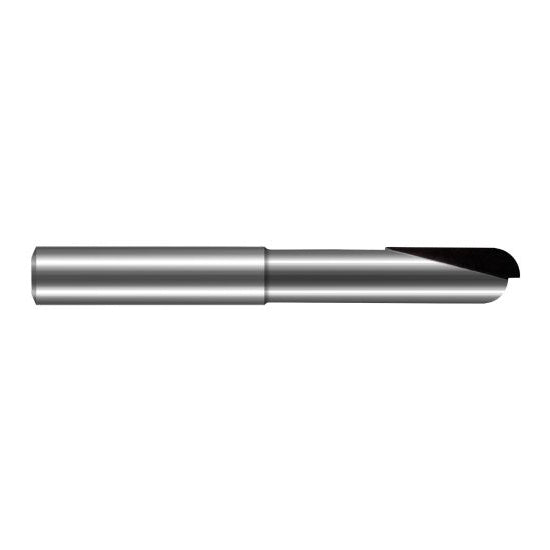 Harvey Tool 12006 | 3/32" Diameter x 1/8" Shank x 3/16" LOC x 1-1/2" OAL 1FL PCD Coated Carbide Ball End Mill
