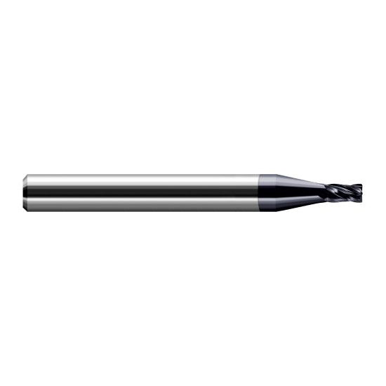 Harvey Tool 954840-C3 | 5/32" Diameter x 3/16" Shank x LOC x 2" OAL 0.0400" Radius AlTiN Coated Carbide Corner Radius End Mill