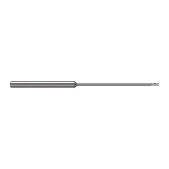 Harvey Tool 38031 | 1/32" Diameter x 1/8" Shank x LOC x 2-1/2" OAL 3FL Uncoated Carbide Square End Mill