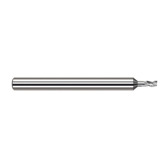 Harvey Tool 978412 | 3/16" Diameter x 3/16" Shank x 9/32" LOC x 3" OAL 3FL Uncoated Carbide Square End Mill
