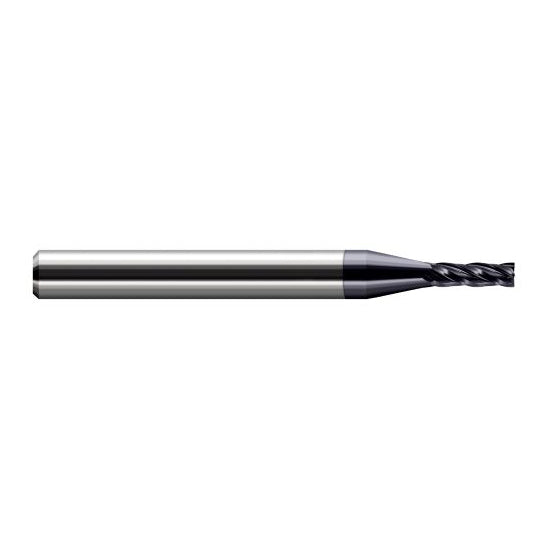 Harvey Tool 73080-C3 | 0.0800" Diameter x 1/8" Shank x LOC x 1-1/2" OAL 4FL AlTiN Coated Carbide Square End Mill