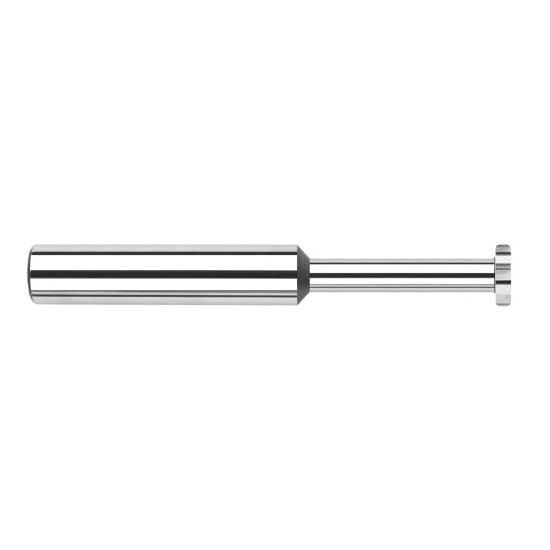 Harvey Tool 900095 | 1/4" Diameter x 1/8" Width x 1/4" Shank 0.0100" Corner Radus Uncoated Solid Carbide Straight Tooth Keyseat Cutter