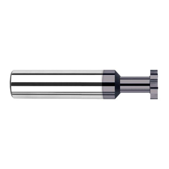 Harvey Tool 23516-C3 | 1/4" Diameter x 0.0460" Cutting Width x 1/4" Shank AlTiN Coated Carbide Straight Tooth Keyseat Cutter