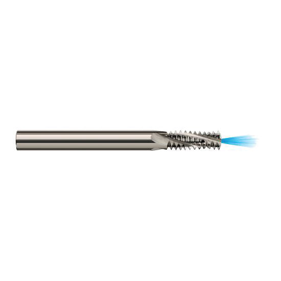 Harvey Tool 17376 | 7/16-20 Thread 0.3350" Cutting Diameter 4FL Uncoated Carbide Helical Flute Thread Mill