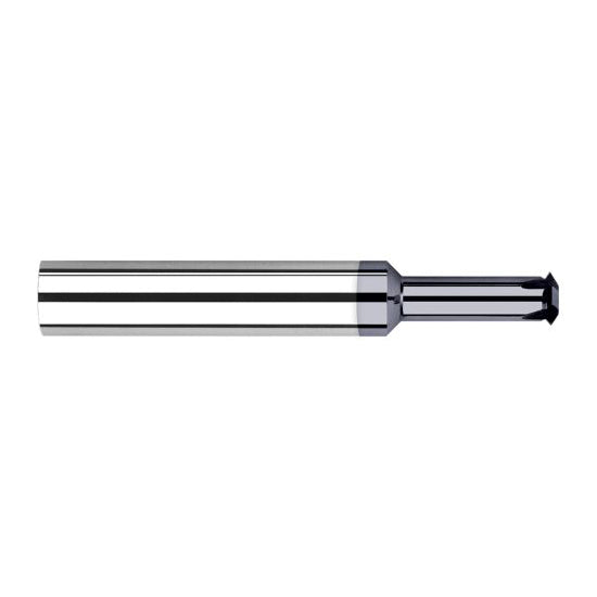 Harvey Tool 71020-C4 | 6 Thread 0.0980" Diameter 4FL 60 Degree Incuded Angle Amorphous Diamond Coated Carbide Single Profile Thread Mill
