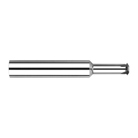 Harvey Tool 54210 | 4 Thread 0.0800" Diameter 2FL 60 Degree Incuded Angle Uncoated Coated Carbide Single Profile Thread Mill