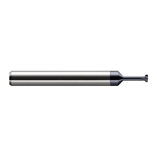 Harvey Tool 877502-C3 | 0.0750" Diameter x 0.0300" LOC x 1/8" Shank x 1-1/2" OAL 4FL AlTiN Coated Carbide Thread Relief Cutter