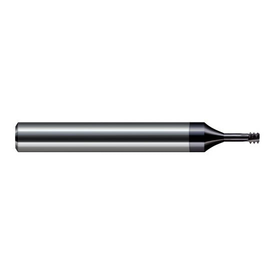 Harvey Tool 899916-C6 | 4-40 Thread 0.0850" Diameter 3/32"FL Coated 0.0930" Helical Flute Thread Mill