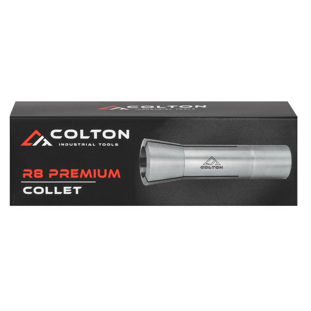 Colton Industrial Tools 20126 | 3/32" Size x 7/16-20" Thread Hardened Alloy Steel R8 Round Collet