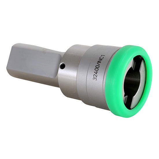 Techniks 32400/INC1 | Size 1 Taper x 0" - 9/16" Range x 1.500" Diameter x 1.760" Projection Length Steel Compression Tap Holder