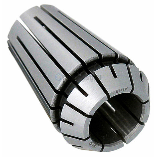 Techniks 04202MS | 1.00mm - 10.00mm Capacity x 1.00mm Increment ER16 Bearing steel Collet Set - 10pcs