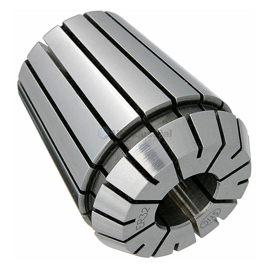Techniks 04212IS | 7/32" - 3/4" Capacity x 1/32" Increment ER32 Bearing steel Collet Set - 18pcs