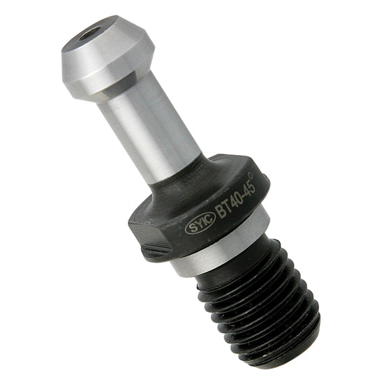 Techniks 17818 | BT40 Taper x M16 Size x 10.00mm Diameter x 45 Degree Tool Steel Coolant Pull Stud