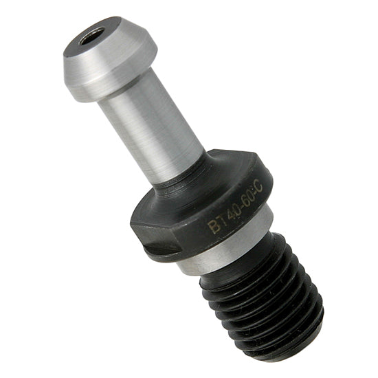 Techniks 17820 | BT40 Taper x M16 Size x 10.00mm Diameter x 60 Degree Tool Steel Coolant Pull Stud