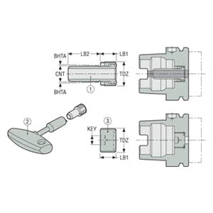 Seco Tools 00014002 | 02E9306 M24x1,5 Thread Diameter Size Plug for In ...