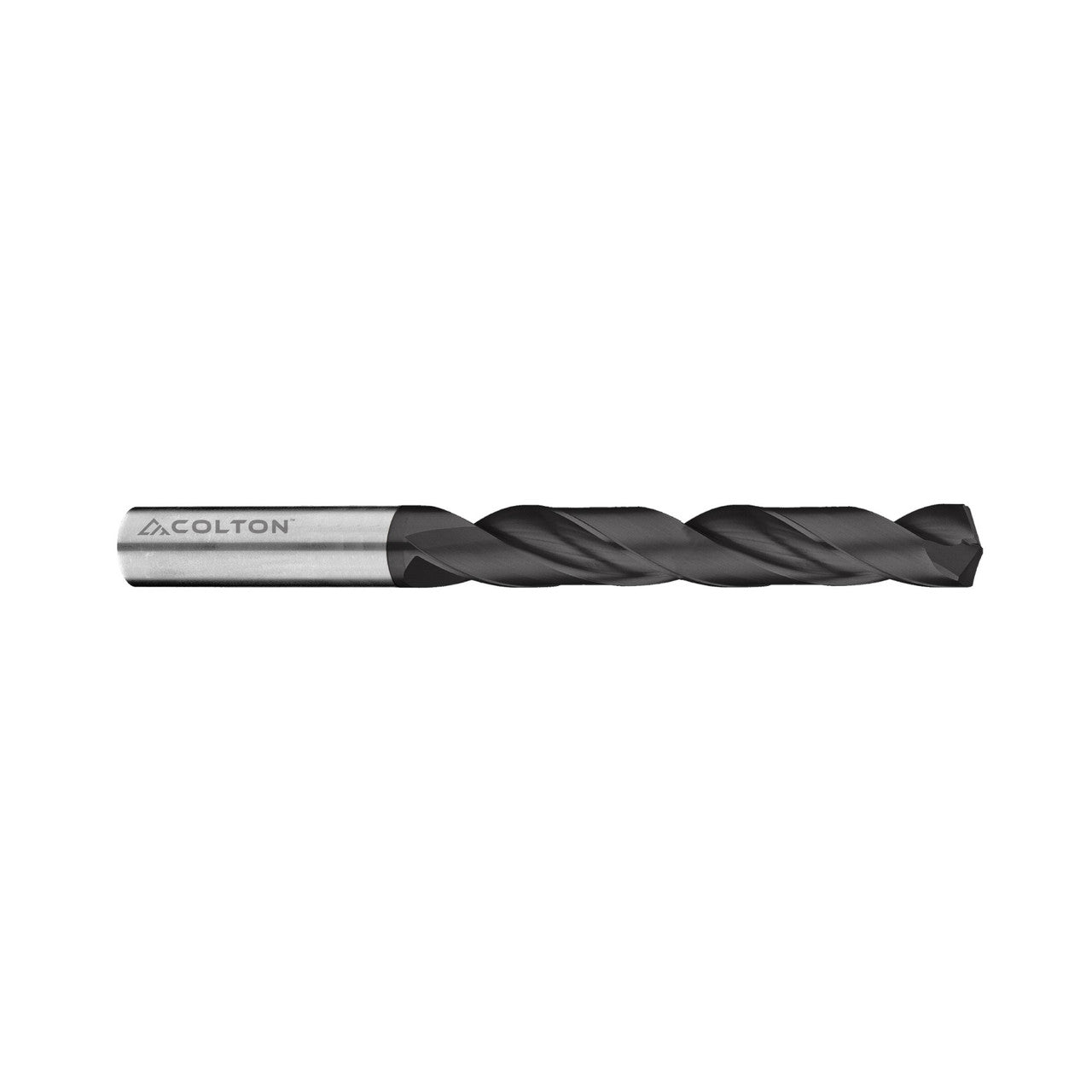 Colton Industrial Tools 65048 | 0.2950" Diameter x 0.2950" Shank x 3-3/4" OAL x 2-3/8" LOC 118 Degree Point Angle CCT-3 Coated Carbide Jobber Length Drill Bit