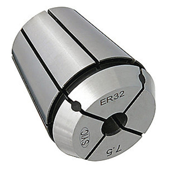 Techniks 08332-15.5 | 32.00mm Diameter x 15.00mm - 15.50mm Capacity x 15.50mm Shank ER32 Bearing Steel Sealed Coolant Collet