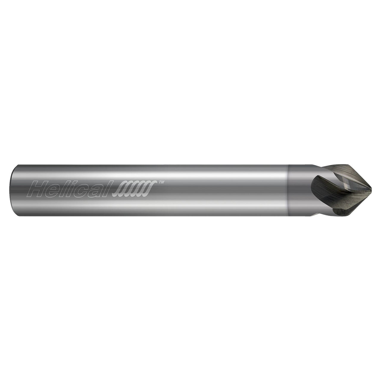 Helical Solutions 86278 | HMAF-AL-4 0.2500" Diameter x 0.2500" Shank x 2.0000" OAL x 0.0313" Radius 4 Flute Nplus Coated Barrel Cutter End Mill