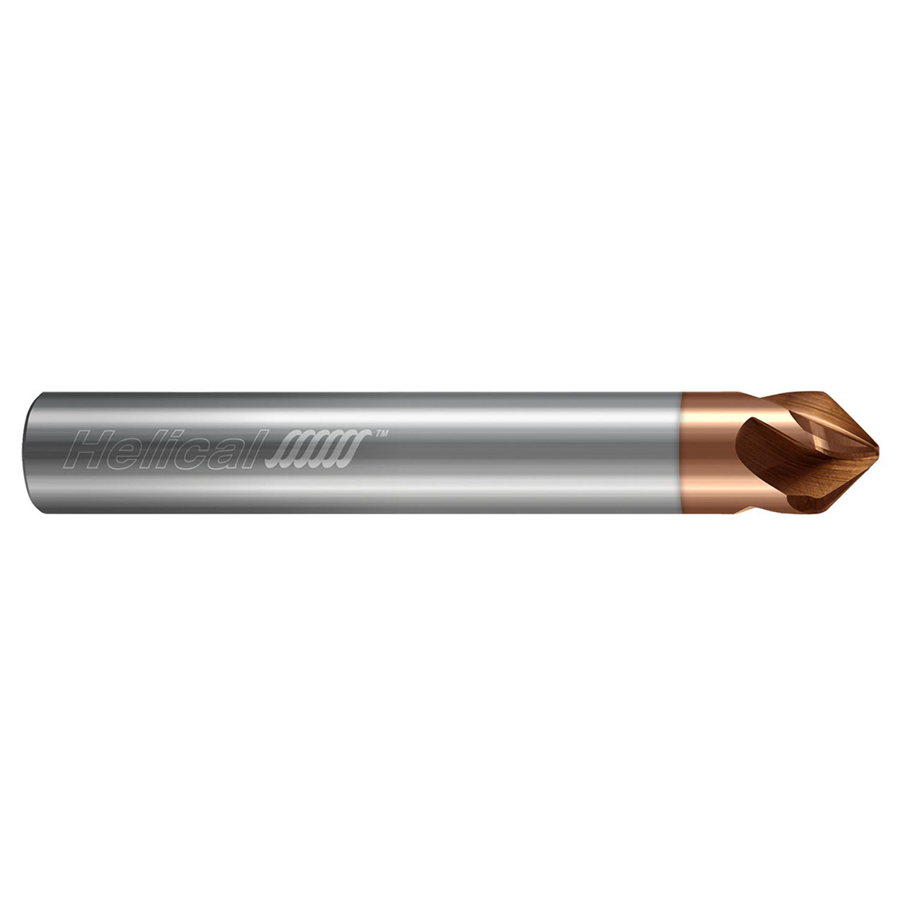 Helical Solutions 86352 | HMAF-FE-4 0.6250" Diameter x 0.6250" Shank x 3.0000" OAL x 0.0391" Radius 4 Flute Tplus Coated Barrel Cutter End Mill