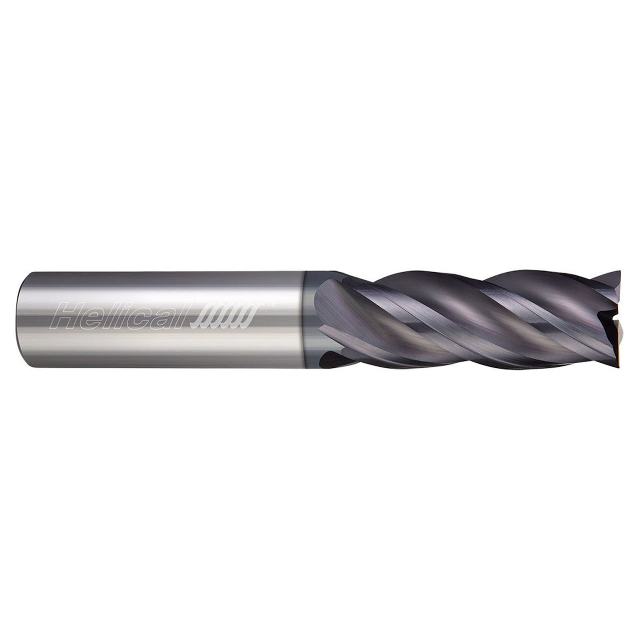 Helical Solutions 88159 | HSV-4 0.3125" Diameter x 0.3125" Shank x 4.0000" OAL x 2.1250" LOC 4 Flute Aplus Coated Square End Mill