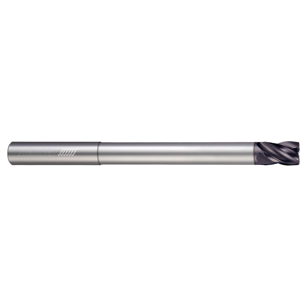 Helical Solutions 88566 | HSV-RN-4 0.2500" Diameter x 0.2500" Shank x 4.0000" OAL x 0.0600" Radius 4 Flute Aplus Coated Corner Radius End Mill
