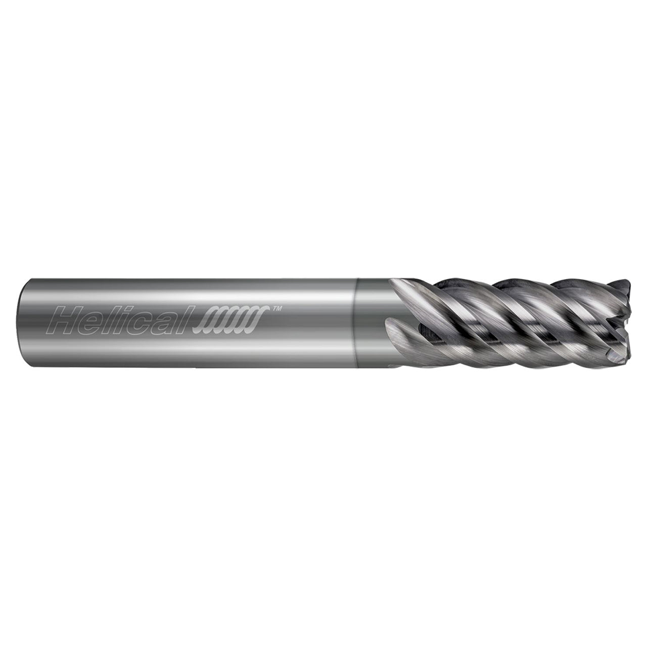 Helical Solutions 88922 | HVAL-5 0.7500" Diameter x 0.7500" Shank x 5.0000" OAL x 0.0300" Radius 5 Flute Nplus Coated Corner Radius End Mill