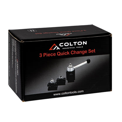 Colton 3 Piece AXA Wedge Tool Post Set Factory Packaging