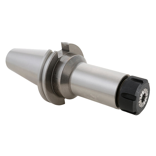 Techniks 22295F | CAT50 Taper x 3.875" Shank x 8" Length ER20 Steel Collet Chuck