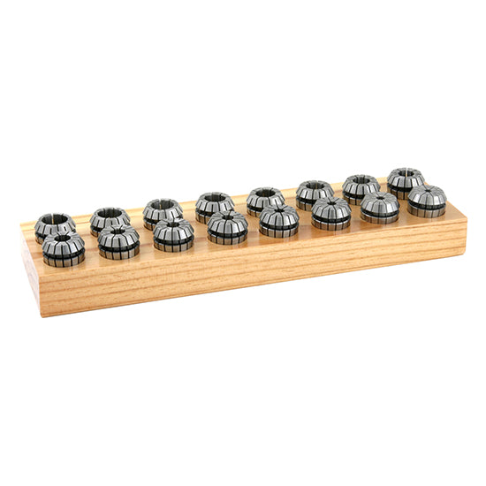 Techniks 04206MS | 4.00mm - 26.00mm Capacity x 1.00mm Increment ER40 Bearing steel Collet Set - 23pcs