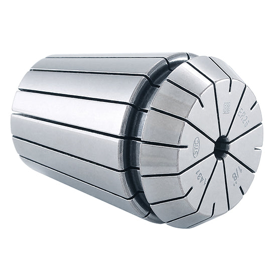 Techniks 04225-19/32 | 0.554" - 0.593" Capacity x 19/32" Shank x 1.020" Width ER25 Bearing steel Super Precision Collet