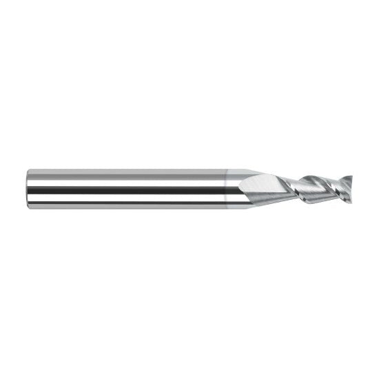 Harvey Tool 24125-C8 | 0.0250" Diameter x 1/8" Shank x 0.0750" LOC x 1-1/2" OAL 2FL TiB2 Coated Carbide Single End Mill