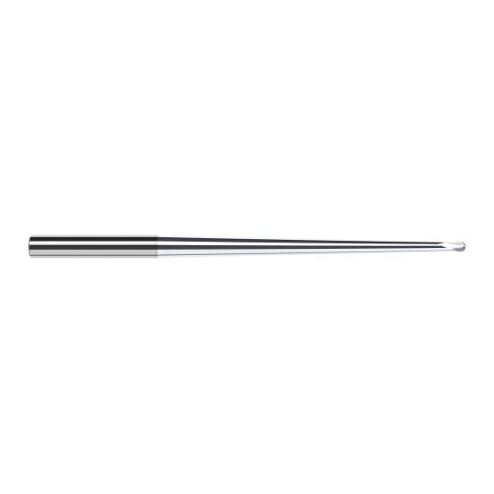 Harvey Tool 925049-C8 | 1/16" Diameter x 3/16" Shank x 0.0500" LOC x 2" OAL 2FL TiB2 Coated Carbide Ball End Mill