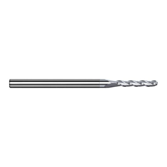 Harvey Tool 850047-C8 | 3/64" Diameter x 1/8" Shank x 1/4" LOC x 2-1/2" OAL 3FL TiB2 Coated Carbide Ball End Mill